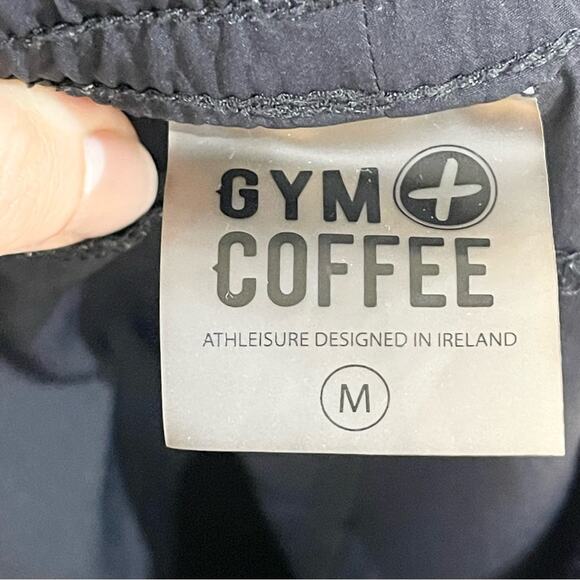 Gym + Coffee Men's Athletic Black Shorts size M Elastic Waistband - Picture 5 of 7